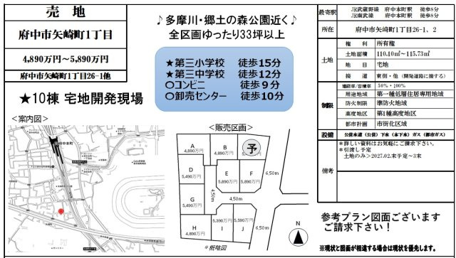 矢崎町土地分譲