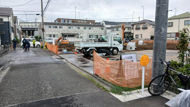 矢崎町土地分譲の外観
