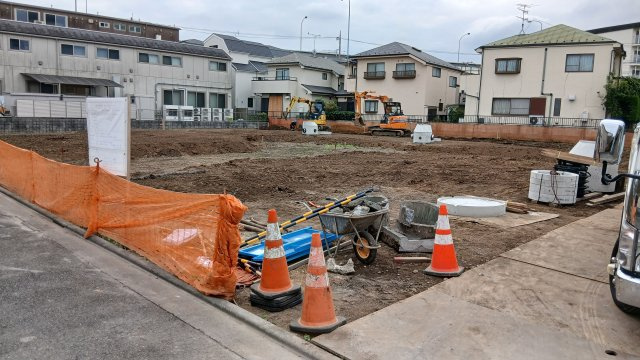 矢崎町土地分譲の外観