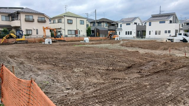 矢崎町土地分譲の外観