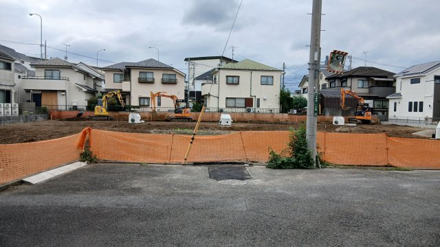 矢崎町土地分譲の外観