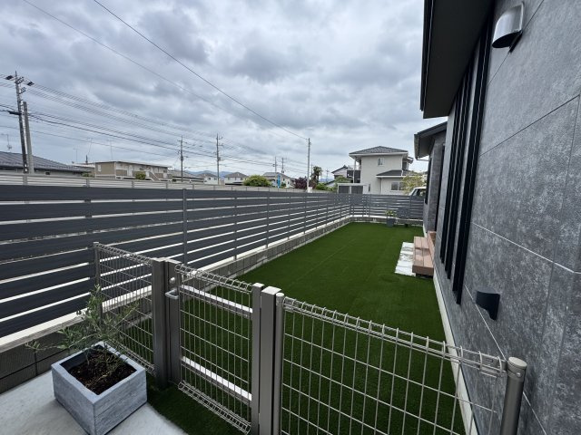 -三丁目不動産-　深谷市小前田　注文住宅の庭|お庭が付いています