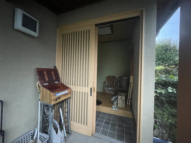-三丁目不動産-　深谷市西大沼　住友林業平屋の玄関|ゆったりとした玄関です