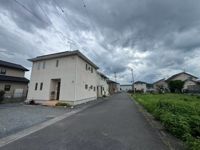 -三丁目不動産-　深谷市緑台　オール電化の前面道路含む現地写真|前面道路含む現地写真です