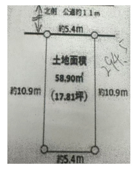 東京都台東区台東３丁目 売地の土地図
