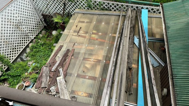 静かな路地奥の住まい～神奈川県藤沢市藤が岡２丁目～の庭|プライベートな中庭風にアレンジできる敷地
