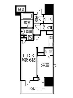 【間取り】 | クリオレジダンス八王子ザ・マークス | 間取りです。