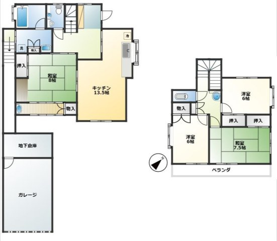 和良比戸建の間取り