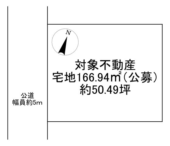 -三丁目不動産-　寄居町富田の土地図
