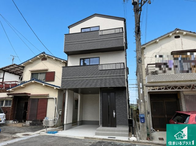 ◆羽曳野市古市　新築一戸建ての外観|お客様に長く安心して住んでいだだける事にこだわった家づくり！住んでからのアフターサービスにもしっかりと取り組んでいます！