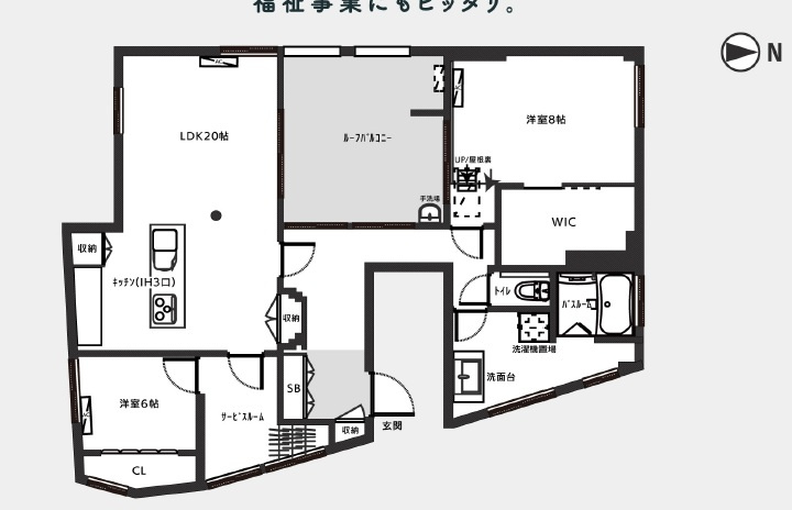 大阪市東成区東今里３丁目の店舗事務所の間取り
