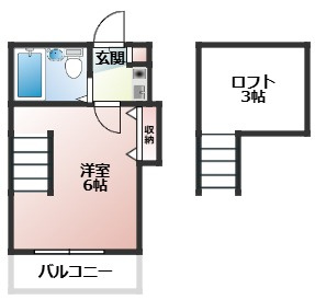 塚原ハイムの間取り