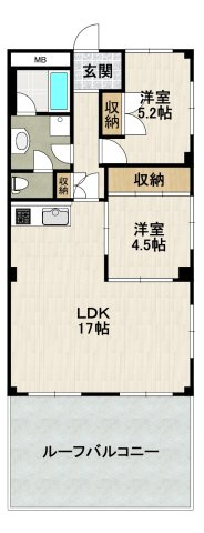 ソリッソ宝塚の間取り