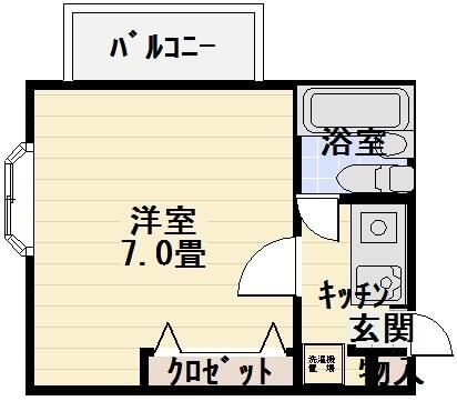 ハイタウン青井の間取り|間取りです。