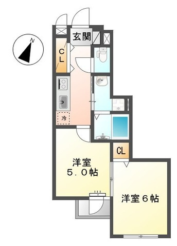 コンフォール日吉の間取り|間取図
