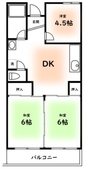 栗原ガーデンハイツの間取り