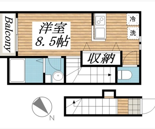 PARK　TERRACE　新松戸Ⅱの間取り