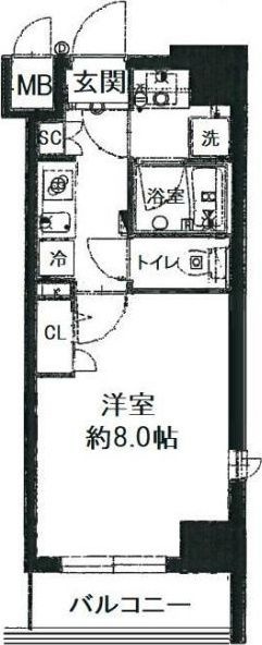 プレスタイル森下の間取り