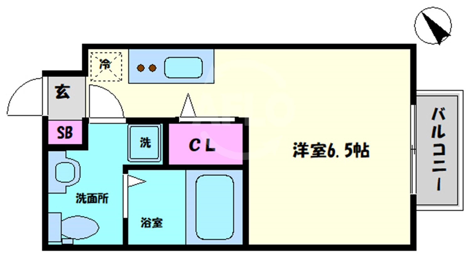 翔・阿波座の間取り|翔・阿波座　間取り