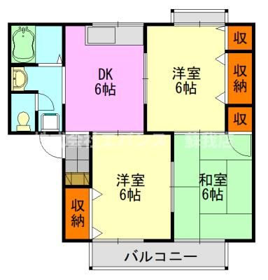 【間取り】 | ファインヒルズⅡ
