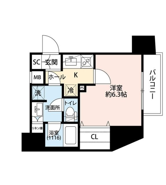 プレール・ドゥーク元浅草の間取り|間取りです。