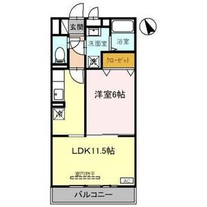 【間取り】 | クレセント | 間取り図です。