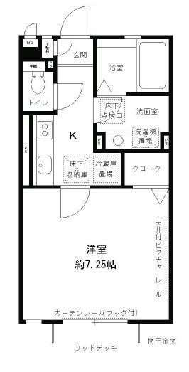 クレインハウス妙典の間取り|間取りです。