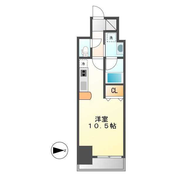 アムバーハウス　ホリタ（AMBER HOUSE Horita）の間取り