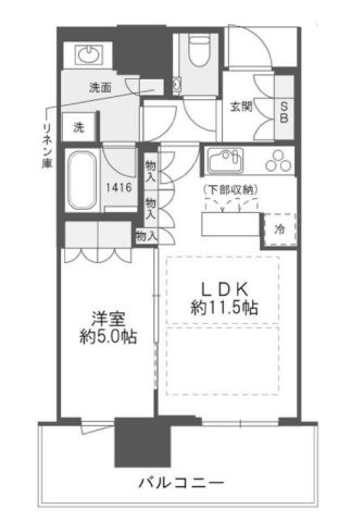 ザ・パークハウス中之島タワーの間取り