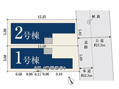 【区画図】 | 浦安市富士見405②