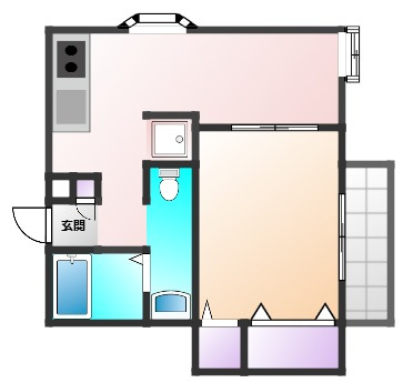 トムス萩山の間取り