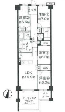 【間取り】 | ヴェレーナ多摩センター