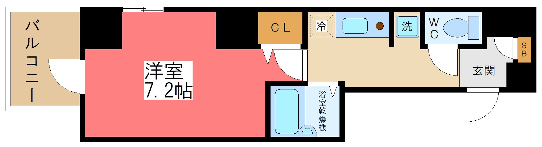 プレール・ドゥーク笹塚の間取り