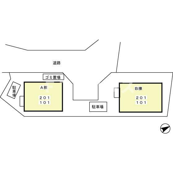 アムール　Bの区画図