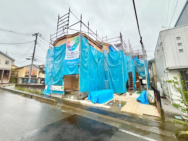 《仲介手数料半額》狭山祇園2期　全3棟　B号棟の前面道路含む現地写真