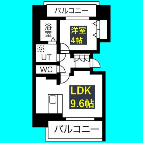 メイクス今池PRIMEの間取り