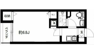 【間取り】 | フォセット南大井 | 間取りです。