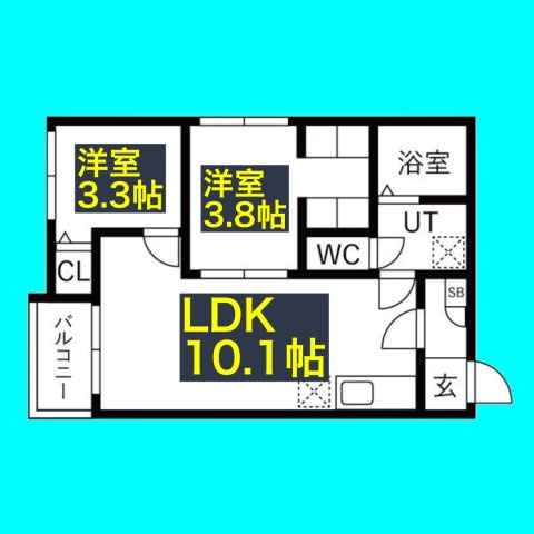 ilusion桜本町の間取り