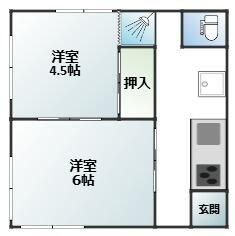 林荘の間取り