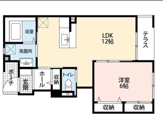 【間取り】 | Ｌｉｖｅ　ＧａｒｄｅｎⅠ | 間取りです。