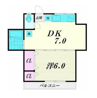 【間取り】 | 第一大井町ハイツ | 間取りです。