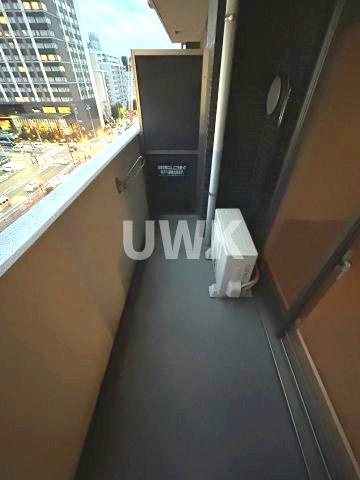名古屋市中村区名駅南１丁目の賃貸マンションのバルコニー