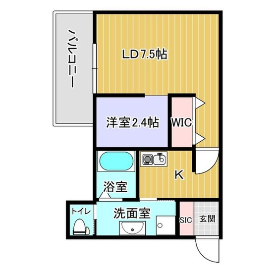 【間取り】 | カーサフォルトゥナート堺石津駅前