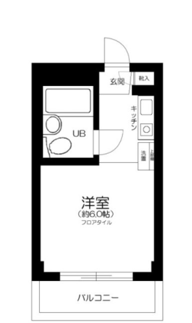 豊島区上池袋３丁目のアパートの間取り