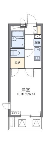 レオパレス蒔田の間取り