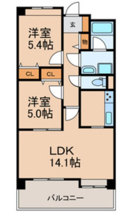 COMFORTHILL上本郷の間取り|間取りです。