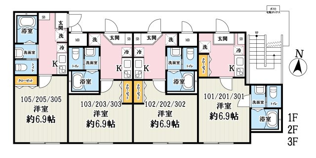(仮称)キャメル川口芝４丁目の間取り