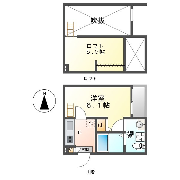 コアカナヤマ（Core Kanayamaの間取り