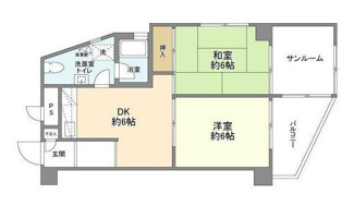 【間取り】 | ラポール上野毛 | 間取りです。