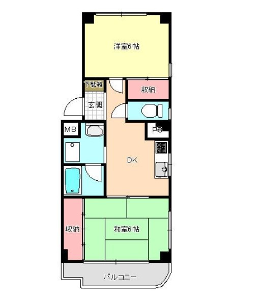 メゾン友愛の間取り